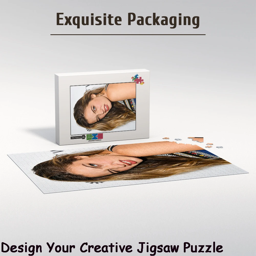 Puzzle personalizzato da 108/200/300/500/1000 pezzi, foto personalizzata, in legno, alta qualità, un regalo unico per amici, famiglia, animali domestici