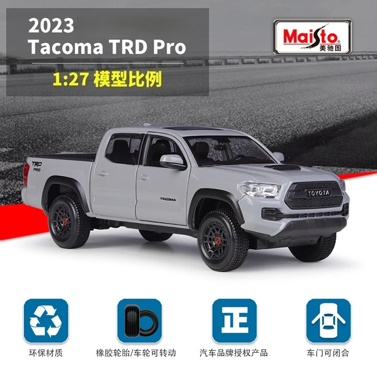 

Maisto 1:27 2023 Tacoma TRD Pro Pickup Simulation Alloy Model Toy Gift Diecast Alloy Car Model Collectible