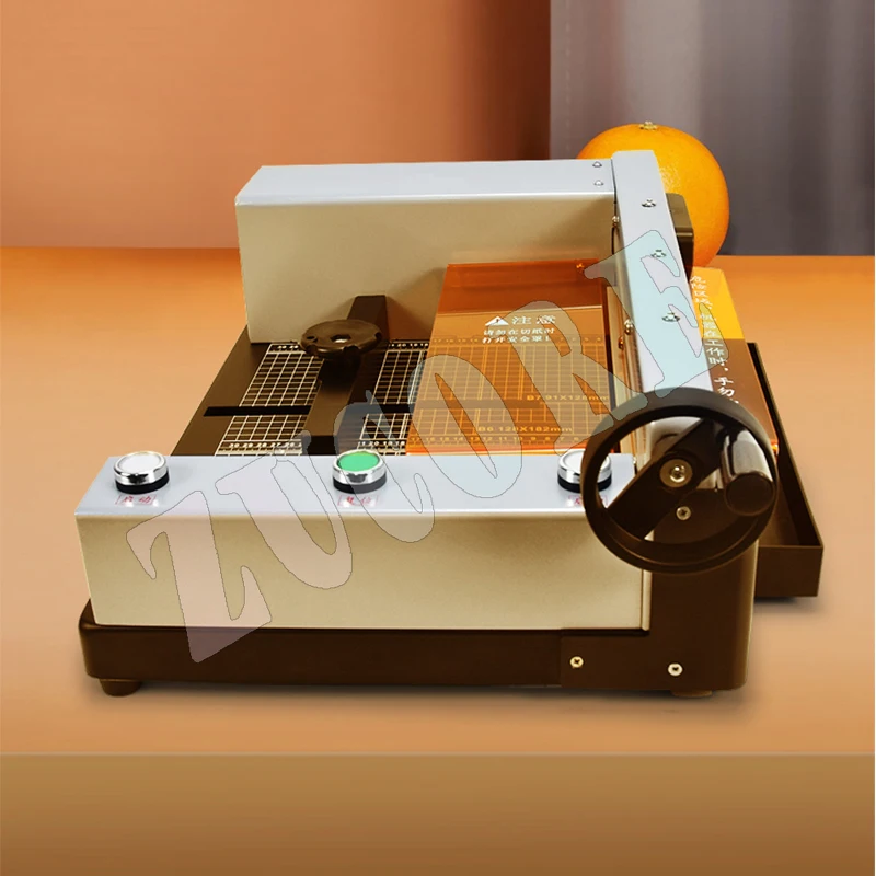 التلقائي القاطع سطح المكتب الكهربائية CNC A4 آلة قطع الورق مكتب المنزل المقصلة المتقلب Bidding صور كتاب القاطع QZ-300