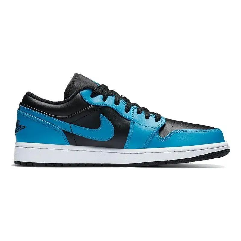 Nike Jordan 1 Low Laser Blue Black Sneakers shoes 553558-410