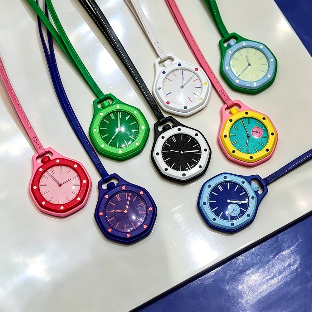 novo-relogio-de-bolso-octogonal-2026-estilo-pop-com-movimento-de-quartzo-cores-vibrantes-design-de-nicho-personalizado-e-removivel