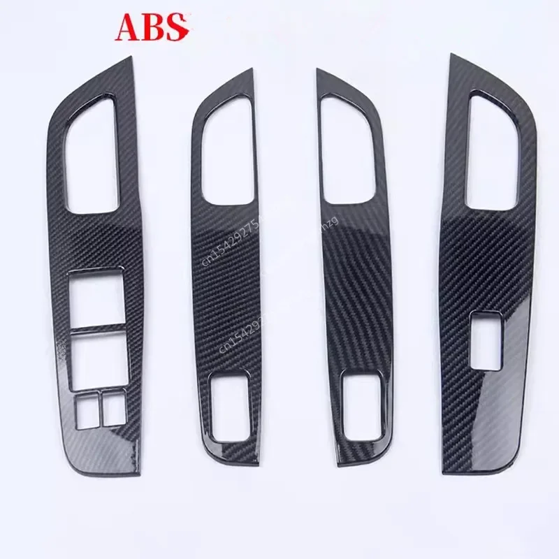 For Nissan LIVINA 2007-2019 Chrome Four Pieces of Dedicated Glass Window For Interior Armrest Decoration Car Accessories Styling