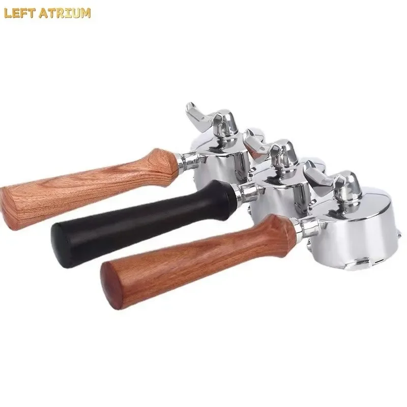 51mm 3 Ears Stainless Steel Portafilter for Delonghi Dedica Ec680/685 Coffee Machine Double Mouth Split Coffee Handle Utensils