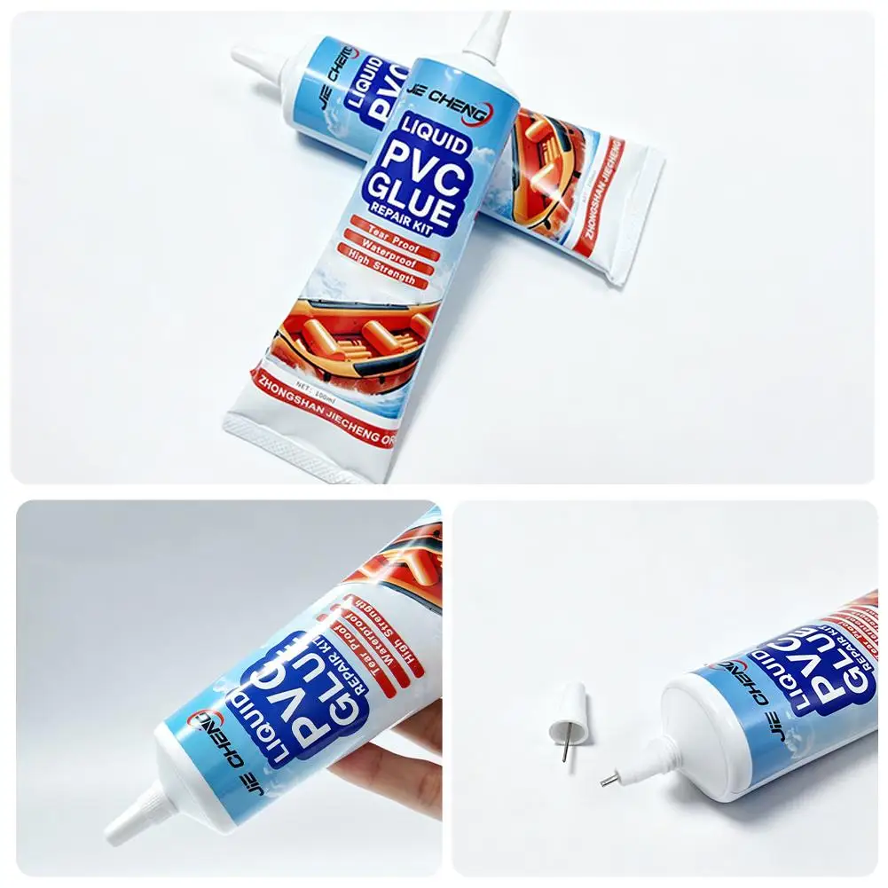 Liquid PVC Glue Repair Kit Waterproof Adhesive for Inflatable Products Boat Life Jacket Swimming Ring Repair Tool
