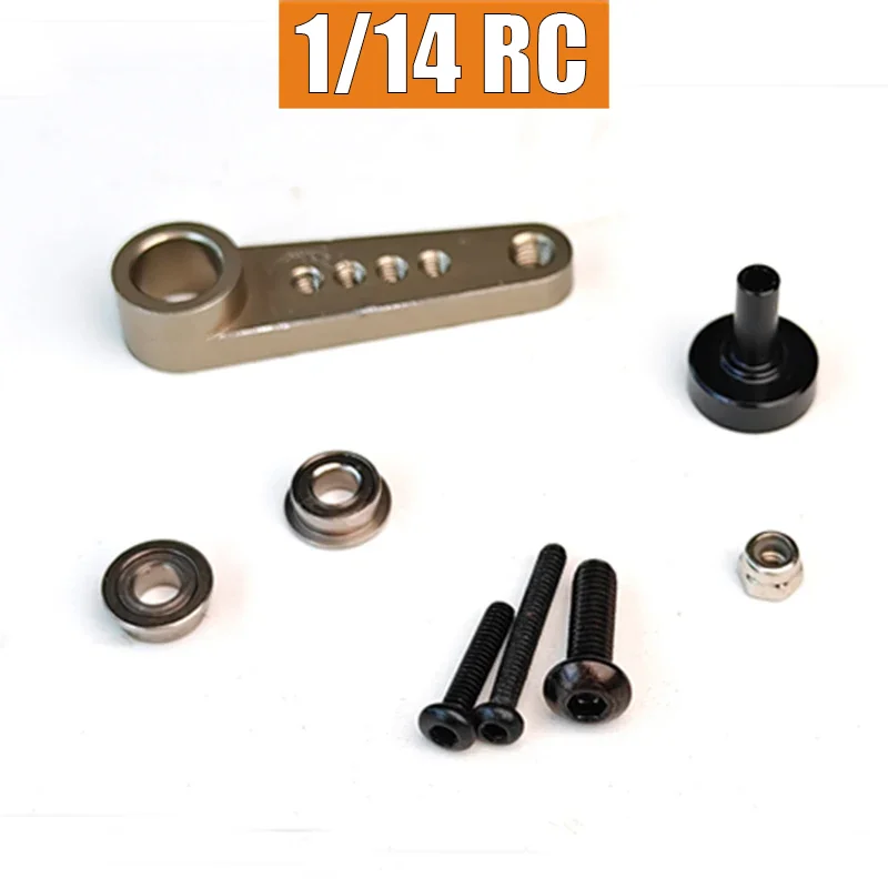 Simulation Metal Linkage Proportional Distribution Lever for 1/14 Tamiya RC Truck SCANIA 770S R620 VOLVO BENZ Arocs MAN TGX Car