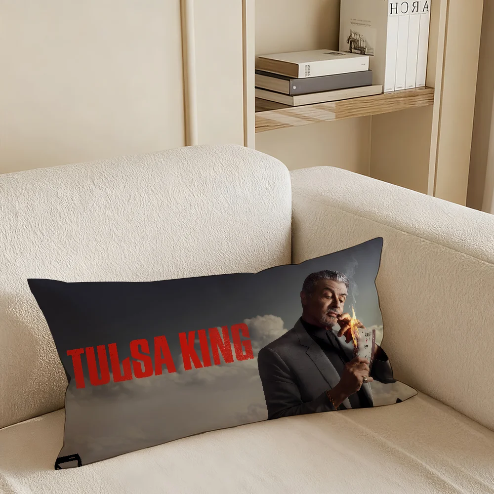 غطاء وسادة من فيلم الرعب T-Tulsa K-King مناسب لوسائد مستطيلة لتزيين المنزل وأريكة غرفة النوم والمكتب