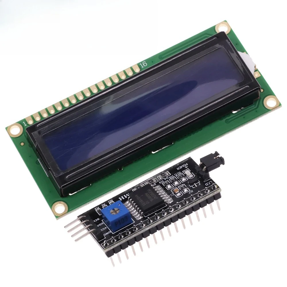 1602AHD44780 For Arduino Character LCD /w IIC/I2C Serial Interface Adapter Module