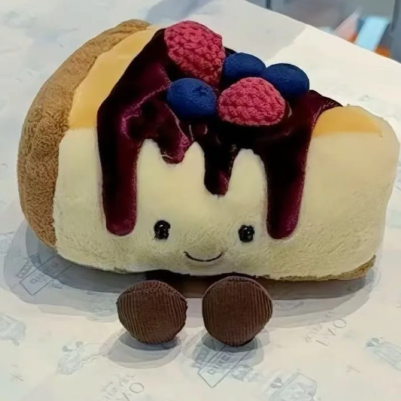 

Kawaii Jc Jelly Cheese Cake Plush Toy Food Series Dessert Stuffed Doll Afternoon Tea Gift For Girls Women Party Gift