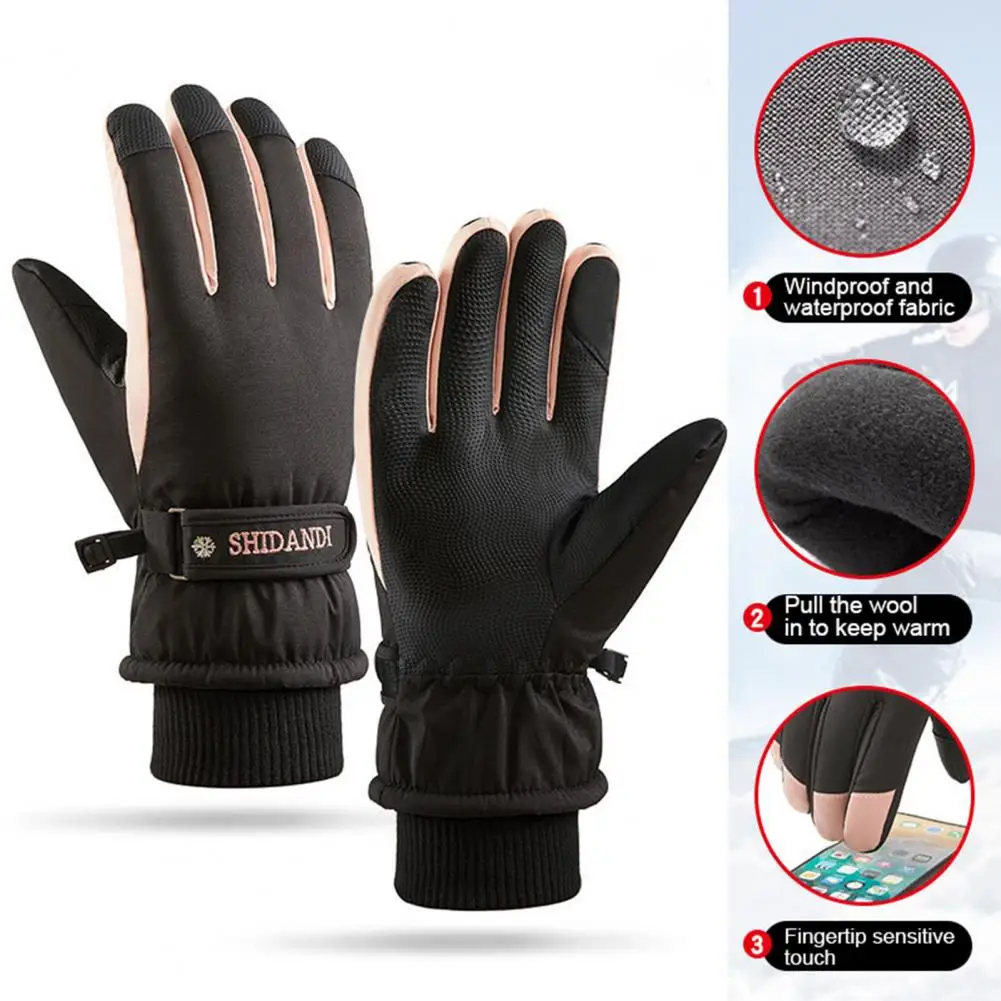

Winter Gloves for Touch Screen Cold-resistant Gloves for Outdoor Activities Winter Outdoor Sports Gloves Touch for Running