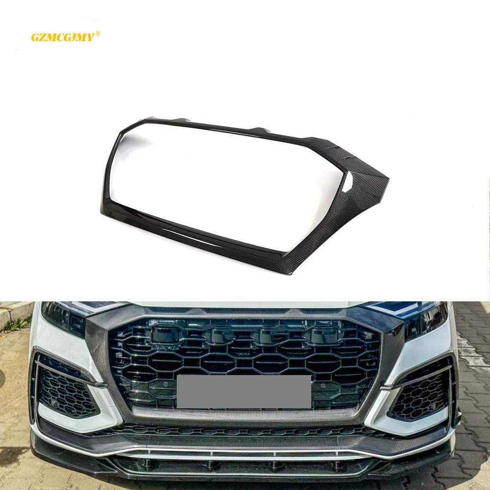 

For Audi Rsq8 Carbon Fiber Front Grille Frame Outline Cover Trim 2021 Up