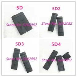 HDMI 호환 마이크 캡 인터페이스 커버, USB 고무 뚜껑 도어, 캐논 5D II 5D III 5D IV 부품, 5D2 5D3 5D4, 신제품