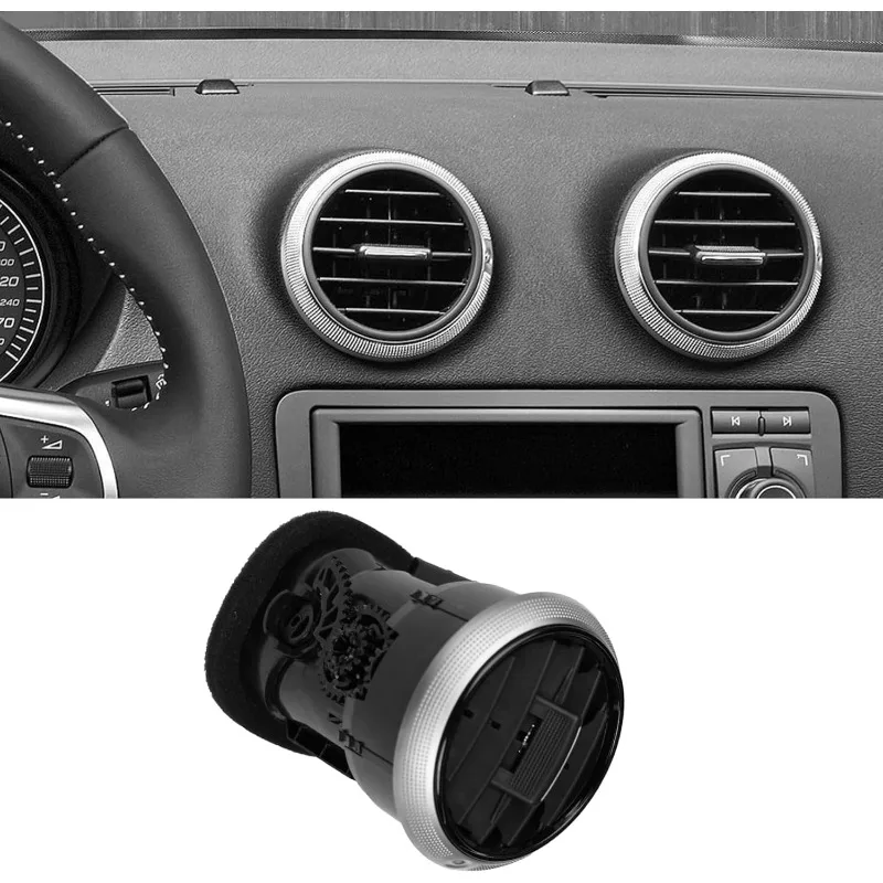 Sortie de ventilation de climatisation de tableau de bord avant de voiture, pour Audi-A3 S3 8P 2008 – 2012 8P0820901C, évent de remplacement