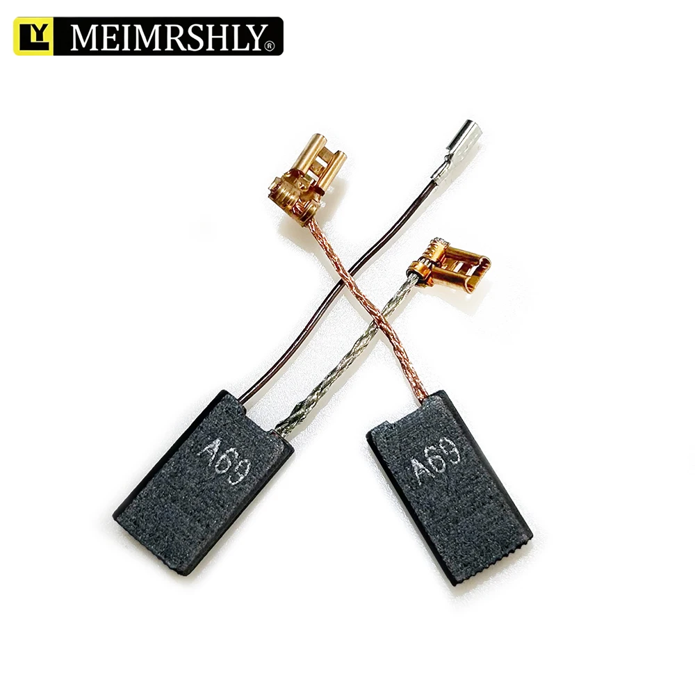 MEIMRSHLY A69 Replacement Motor Carbon Brushes, Spare Repair Parts for Rotary Hammer & Demolition Hammer Power Tools