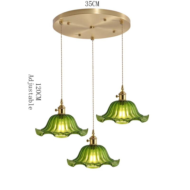 Moderne Glazen Hanger Licht Eetkamer Retro Kroonluchter Creatief Hangend Licht Transparante Lampenkap Voor Restaurant Lamp Plafond hanglamp keuken hanglampen eetkamer vintage verlichting goud glas