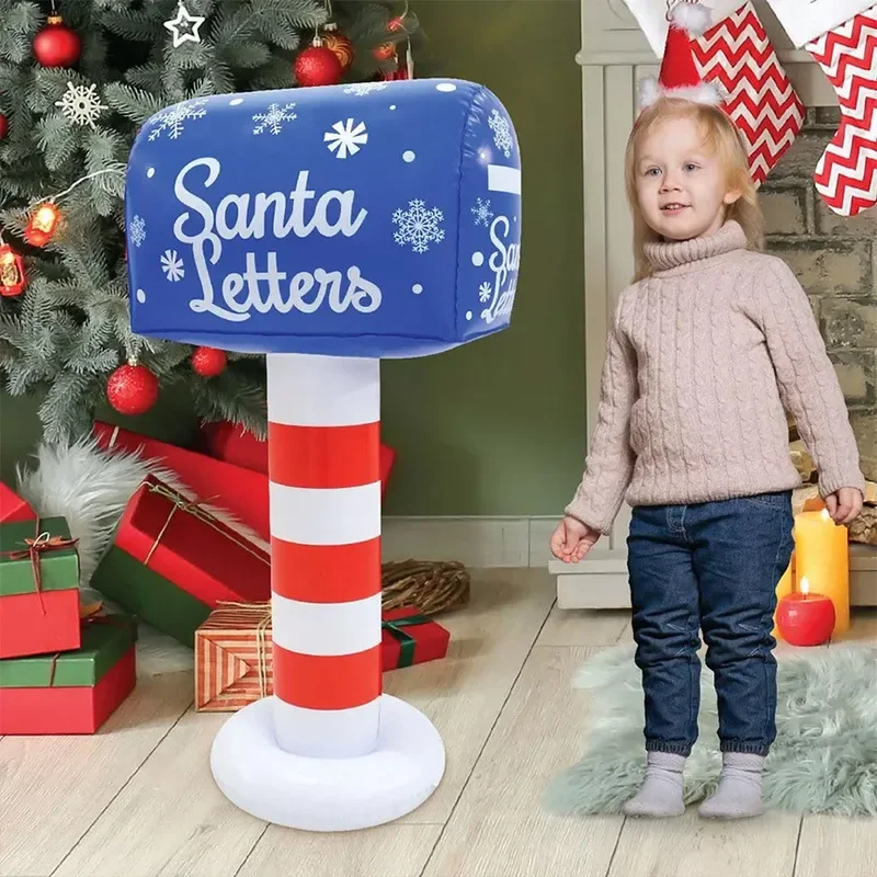 Inflatable mailbox Santa decorations