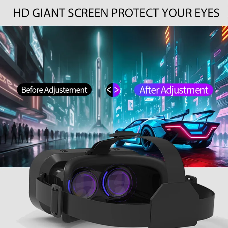 G10 IMAX Shinecon VR Glasses 3D Giant Screen Headset Virtual Reality Devices Helmet Google for Smartphone Support Controller