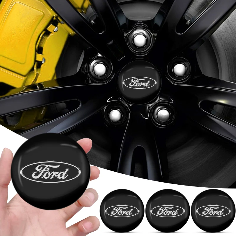 

Наклейки-эмблемы на колпаки колес из алюминия для стайлинга автомобилей Ford Mustang, Focus 2 3 4, Kuga, Fusion, Mondeo, Fiesta, Ecosport
