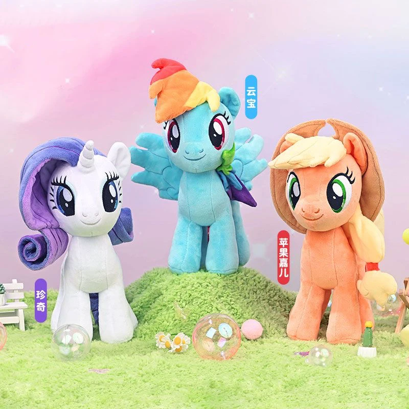 Nowe pluszowe zabawki My Little Pony: Twilight Sparkle, Pinkie Pie, Rarity, Fluttershy, Applejack, Rainbow Dash – pluszowe lalki, zabawki, prezent.