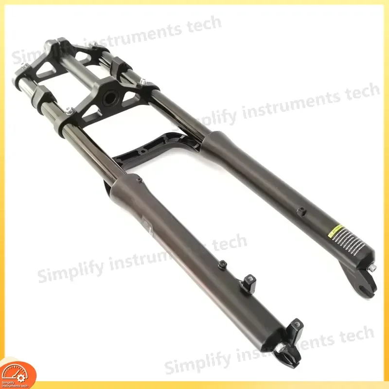 Air Suspension Fork for Fat Tire Bike ATV Snowmobile Off Road Double Shoulder Front Shock Absorber Adjustable