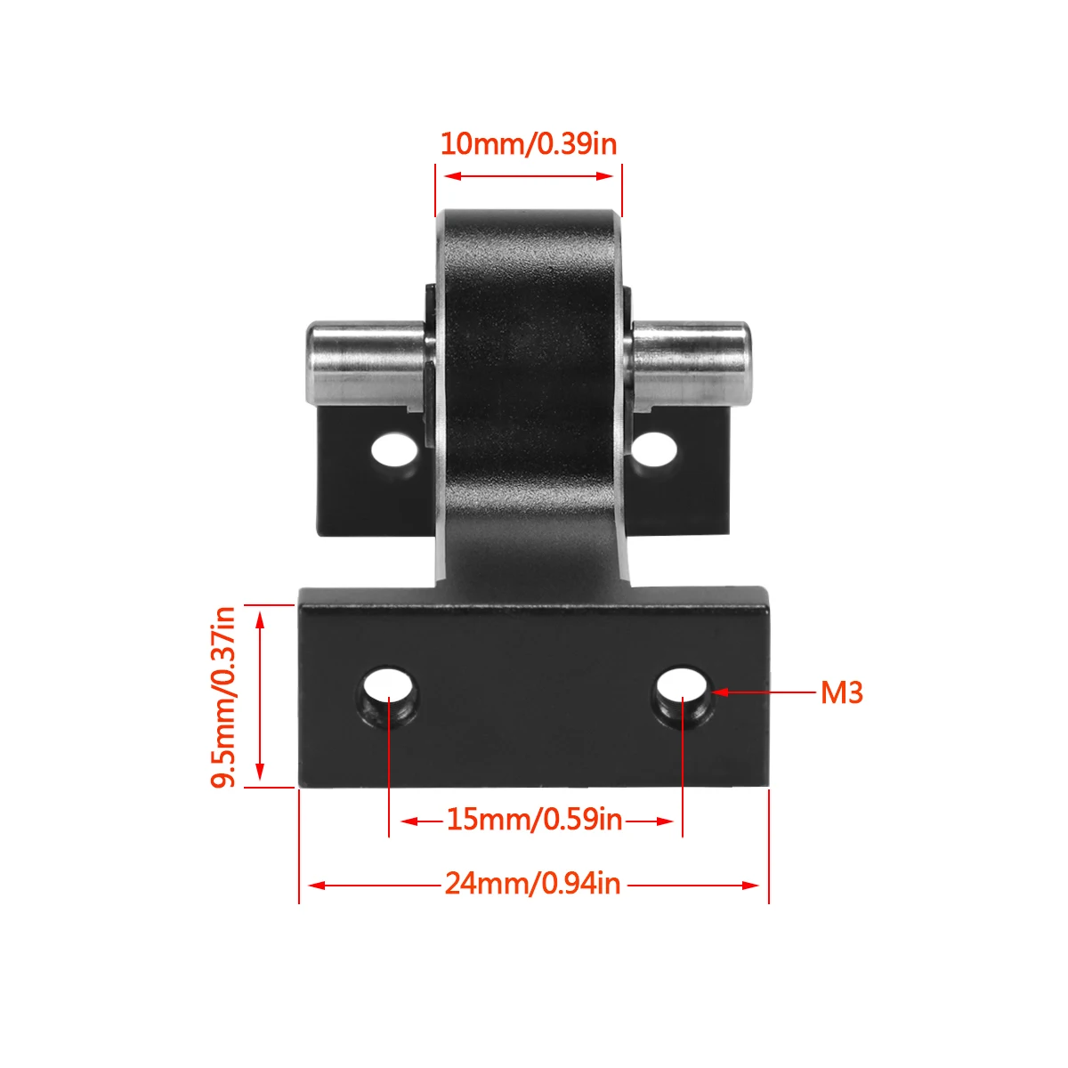 

4Pcs CNC Aluminum AR44 Axle Link Riser Anti-squat Mounts for 1/10 RC Crawler Axial SCX10 II Chassis LCG Rigs DIY 90046 Upgrade