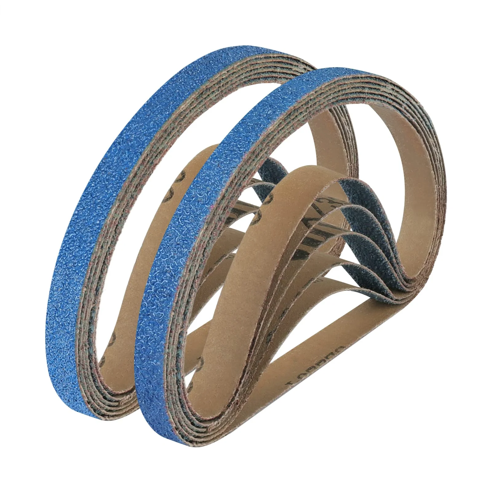 3Pc 1200*50mm Zirconium Corundum Sanding Belts Blue P40/60/80/120Grits Sanding Bands Belt Grinder Accessories,2\'\' X  36\'\'