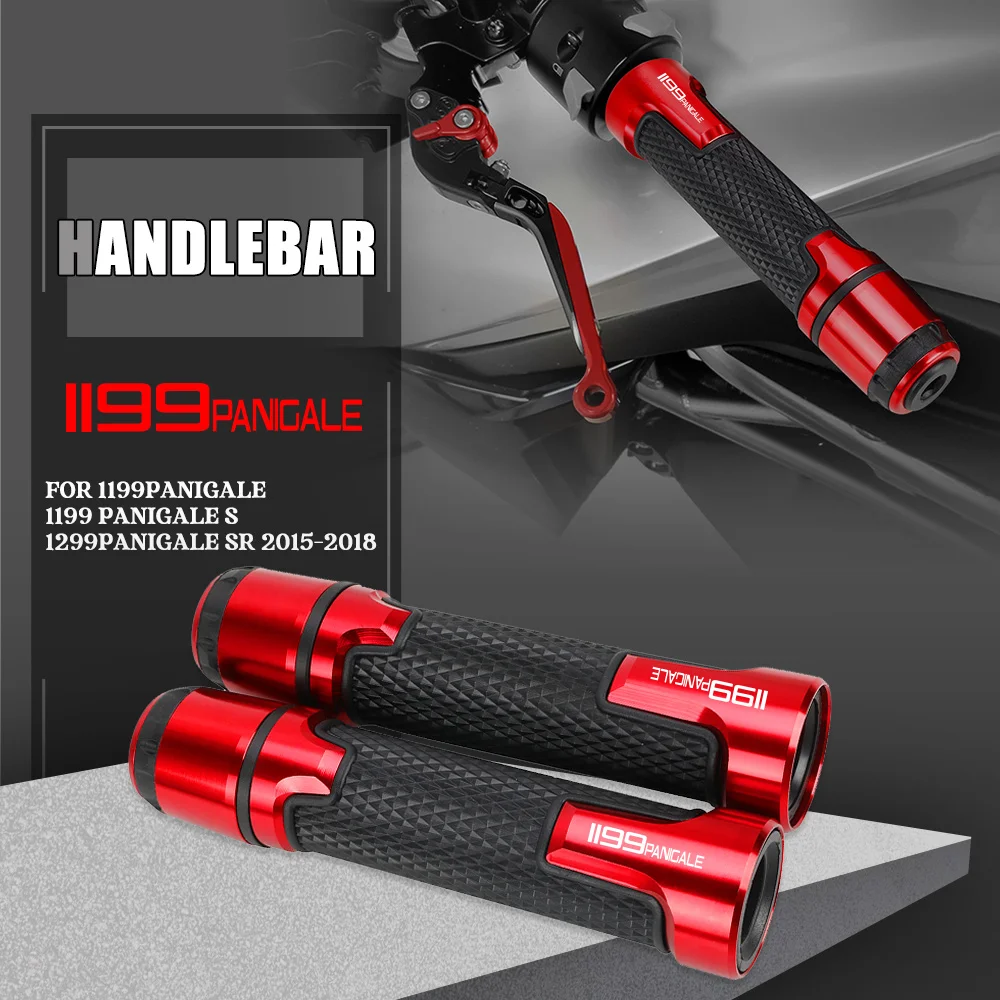 Motorcycle CNC Handlebar Grips Hand Grips Ends 7/8