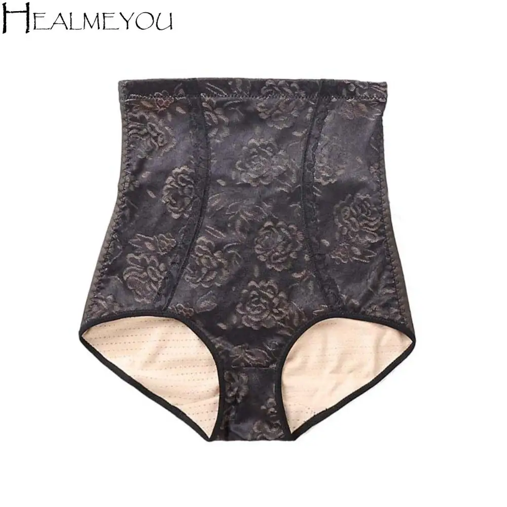

Flower Slimming Shapewear Shapers Mid Waist Body Shaping Underpants Push Up Lingerie Butt Lifting Panties Female