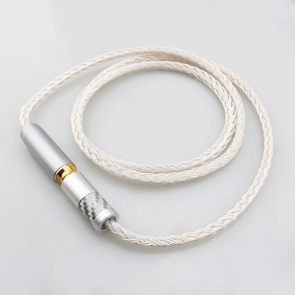 HIFI 16 Core 7N OCC Cable de extensión de auriculares Chapado en plata xlr 2,5mm 3,5mm 6,5mm 4,4mm macho a 4,4mm hembra