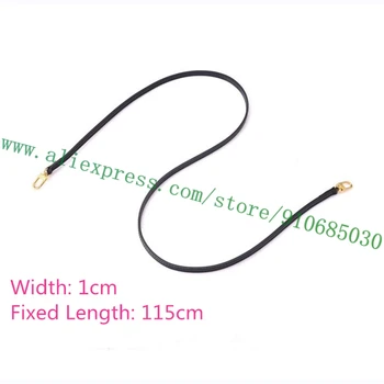 1cm szerokość 115cm długość matowy czarny pasek torby cielęcej dla projektanta torebka damska kobiety torebka na ramię pas do przenoszenia substytut