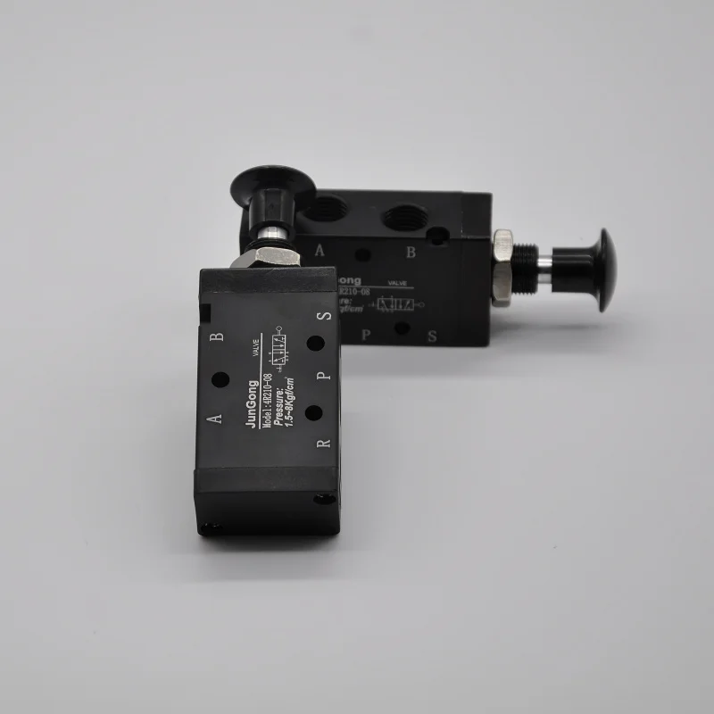 

Heavy-duty pneumatic 2-position 5-way - manually operated, 1/4-inch NPT port, industrial automation, pneumatic cylinder co