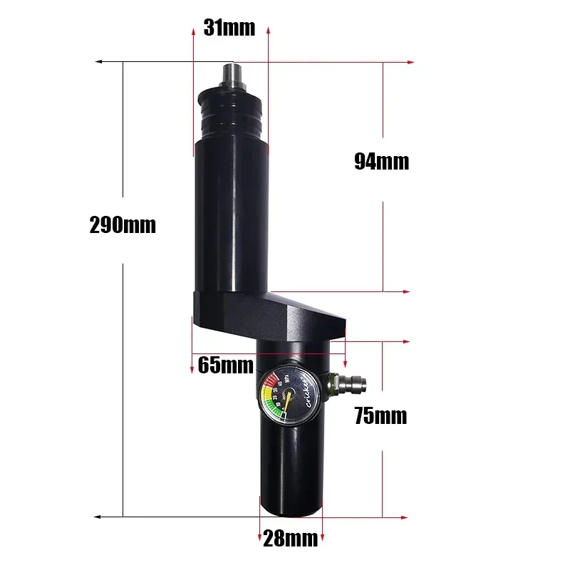 Imagem -04 - Air Hpa Soft Válvula Reguladora de Pressão Constante Entrada à Prova de Explosão Ajustável tipo z Saída 4500psi 3000psi Hole mm