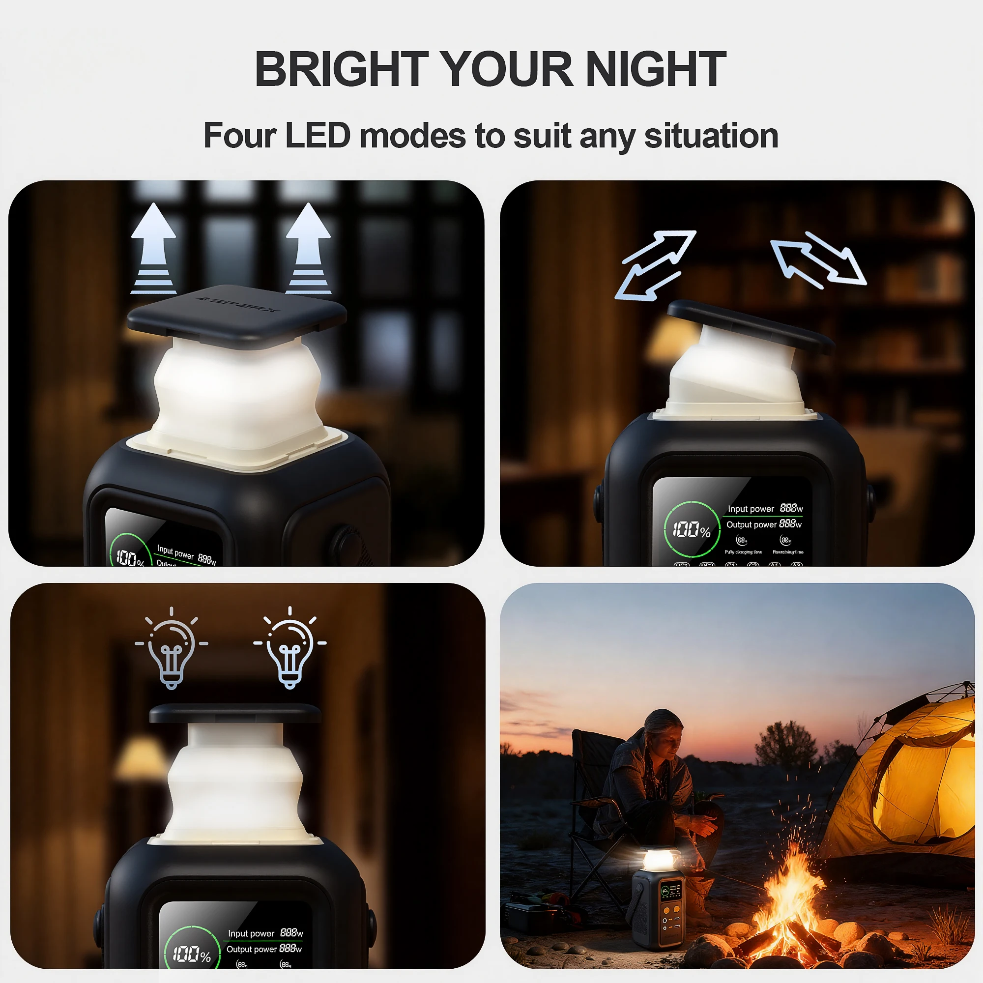 CTOLITY AXP200 192Wh 200W 60000mAh Solar Generator Portable Mobile Power Station Lifepo4 Battery For Outdoor Energy Storage RV