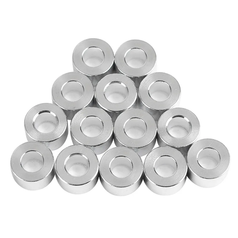 10Pcs Stainless Steel Flat Gasket Bushings Light Weight Non Magnetic Cnc Machine Spacers for 3D Printer Aluminum Gasket