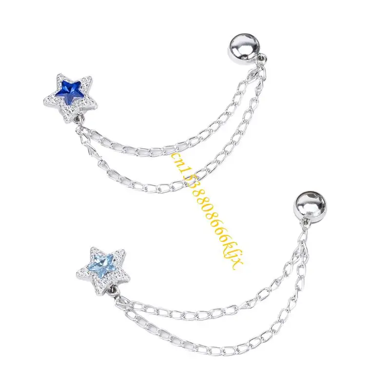 

Chain For Clothing Hem Fixation Heavy Duty Alloy Construction Compatible Blue Accent Styling 066C