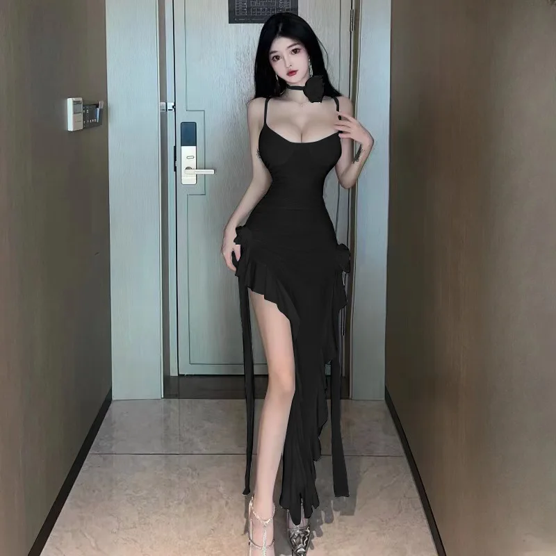 Sexy Floral Asymmet… - image