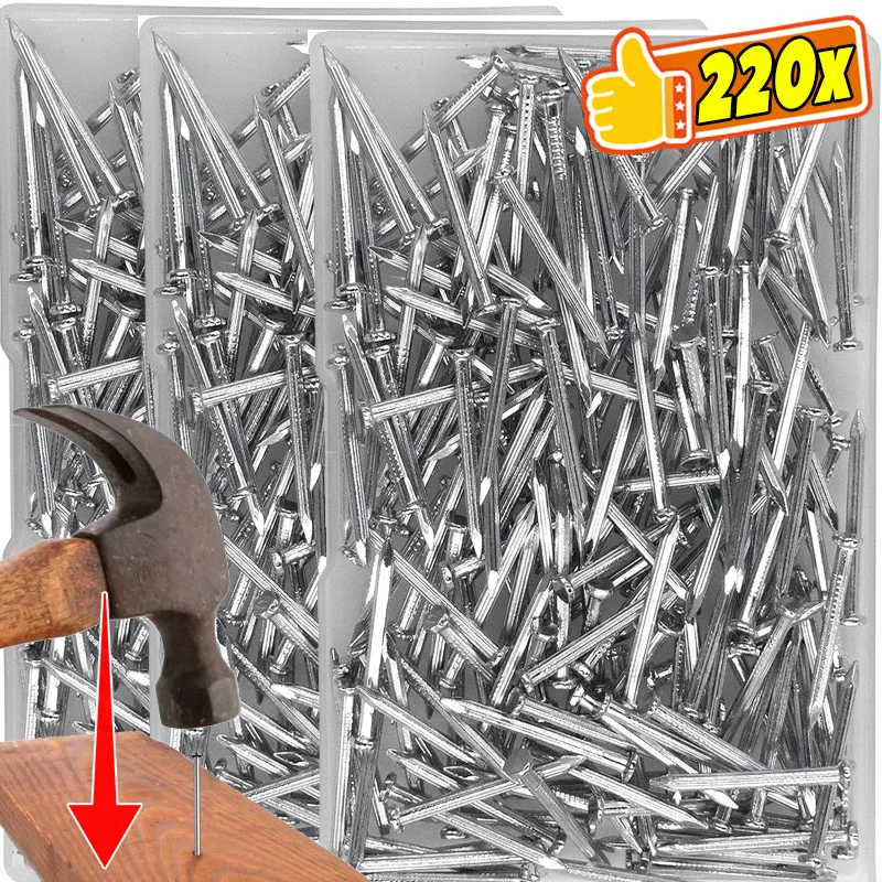 

Steel Nail Round Head Woodworking Nails Round Nails Cement Wall Nails for Hanging Picture Fastener Pushpin Hardware Accessories
