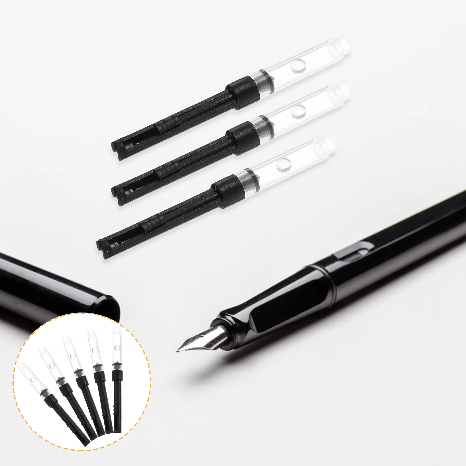 

10Pcs Pen Ink Auxiliary Absorber Tools Materials for Continuous Use Fountain Pen Ink Absorber Korean School Supplies