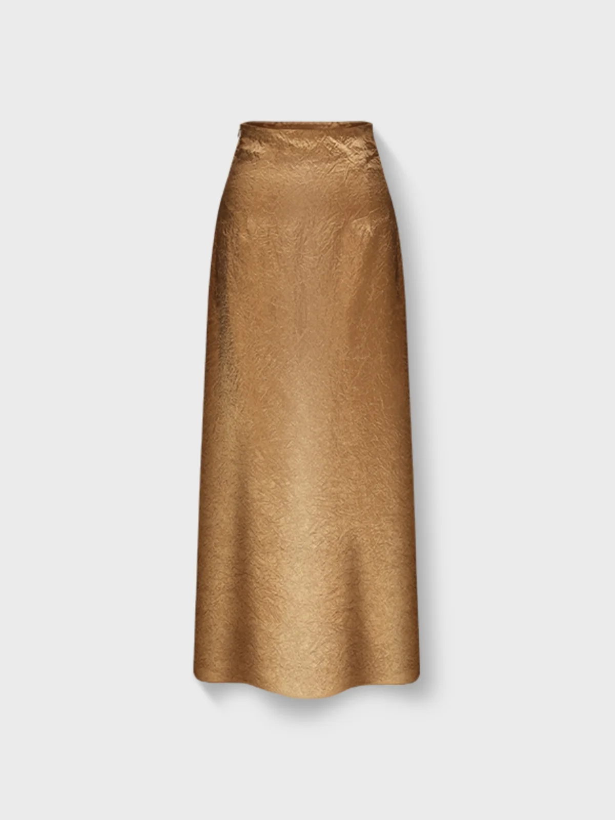 

Женская юбка Ele Gold с высокой талией, текстурированная, прямого кроя, однотонная, А-силуэт, лето 2024, Китай