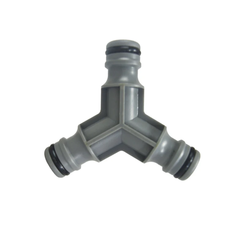 3-Way Garden Hose Connector Male Quick Connect Coupler Direct Nipple Watering System Extendable Outdoor Water Pipe Tap Joiner