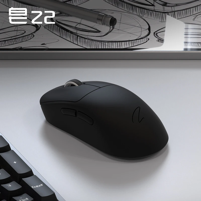 Zaopin Z2 Mini Max Wireless Gaming Mouse Bluetooth Three Mode Paw3395 Nordic 52840 Lightweight Custom Gaming Mouse Accessories