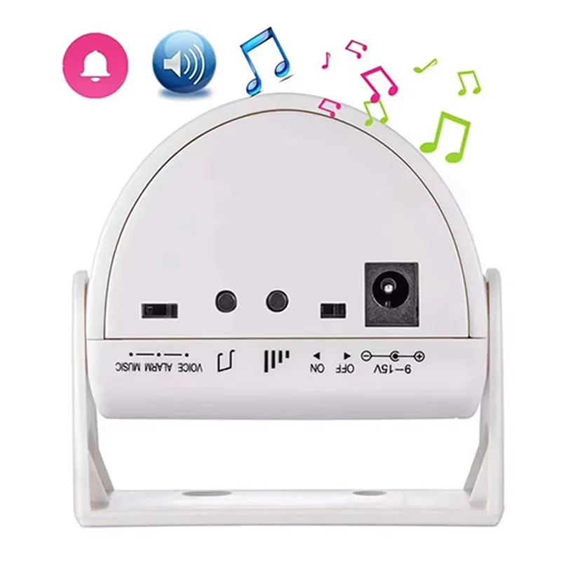 FEDI-3X Wireless Guest Welcome Chime Alarm Türklingel 32Song PIR Bewegungssensor