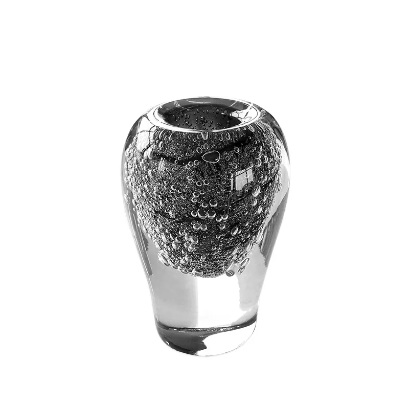 

Transparent glass vase, flower arrangement decoration in living room