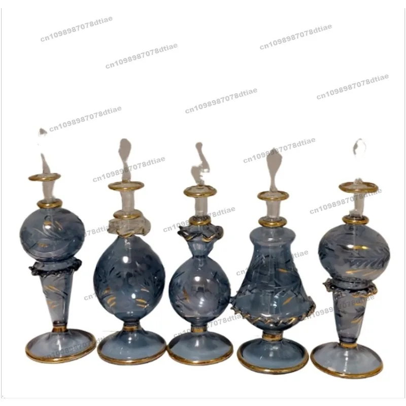 Egyptian Flavor Bottle, Handmade Perfume Bottle Glass Bottle, Exquisite Thick 14-17 Cm