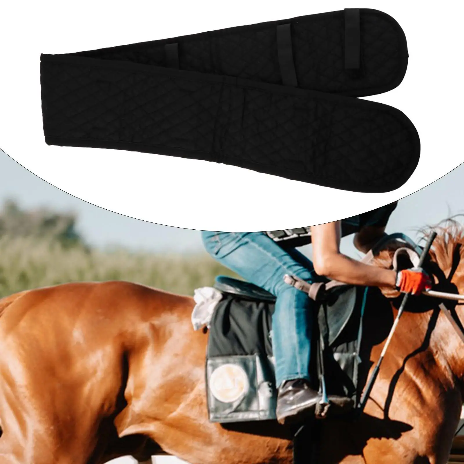 Horse Girth Equestrian Gear Horse Tack, Comfortable Outdoor Sport Replacement, Protection Horse Saddle Girth Horse Cinch