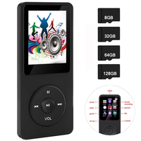 Mini MP3 Player Music Media 1.8inch Screen Support TF Card Stylish Design Fashionable Portable Mini MP4 Player Walkman Colourful