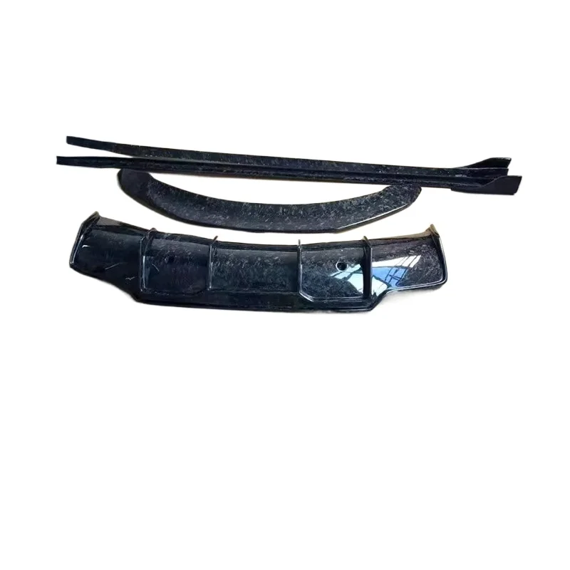 

Forged Carbon Fiber Car Front Bumper Lip Splitter for Model 3 2017-2020 Body Kit Front Lip Spoiler Diffuser Side Skirt