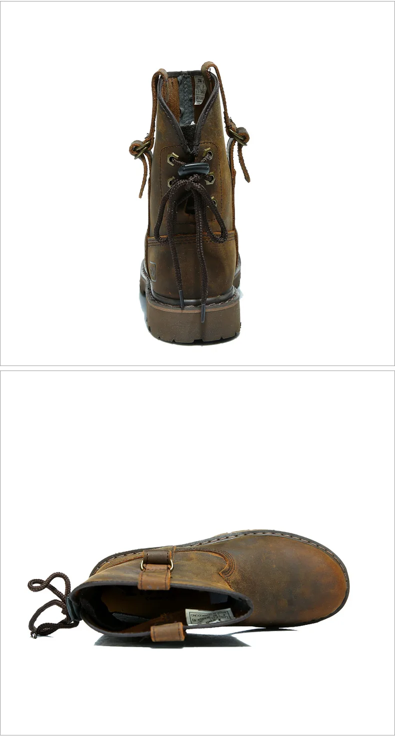Kowm Wanderschuhe Frauen wasserdichte Outdoor-Stiefel Jagd schuhe taktische Schuhe Wüste Männer Knöchel Turnschuhe Leder High Top Stiefel – Detail 26