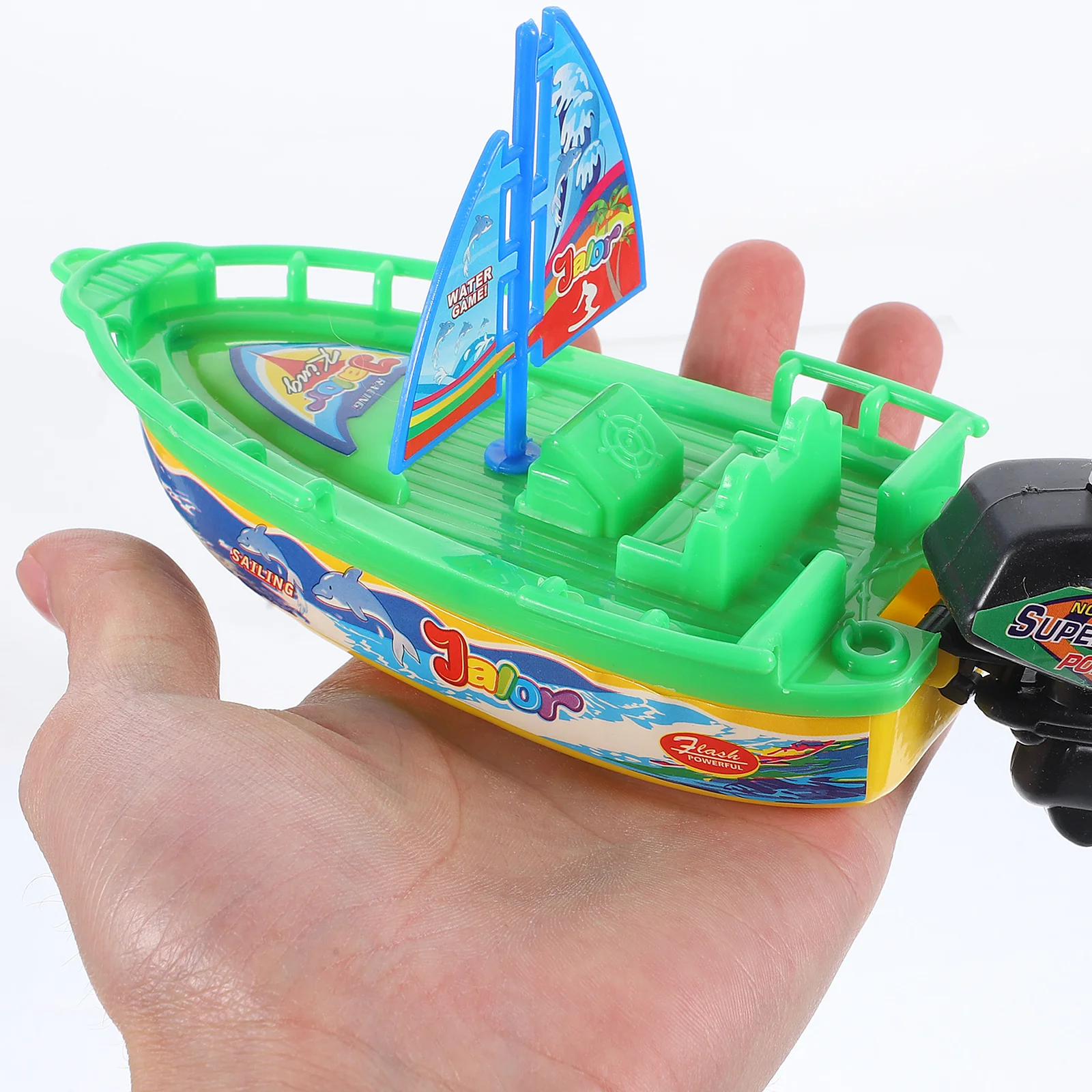 3 szt. Łódki do kąpieli dla maluchów, plastikowe pływające łodzie do zabawy pod prysznicem, do basenu i wanny