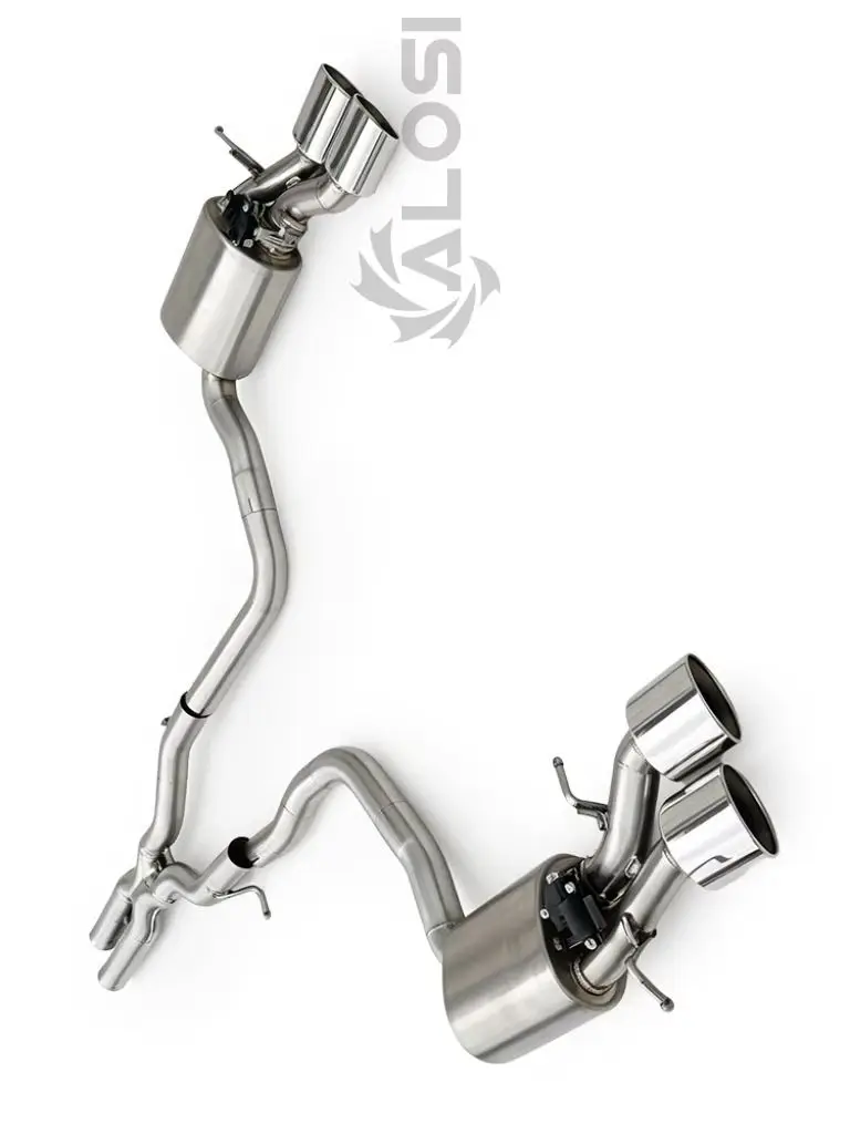 For Mercedes-BenzAMG CLS 500 / CLS 550 4.7L V8  2011-2017 SS304 Stainless Steel, High-performance cat Back Exhaust