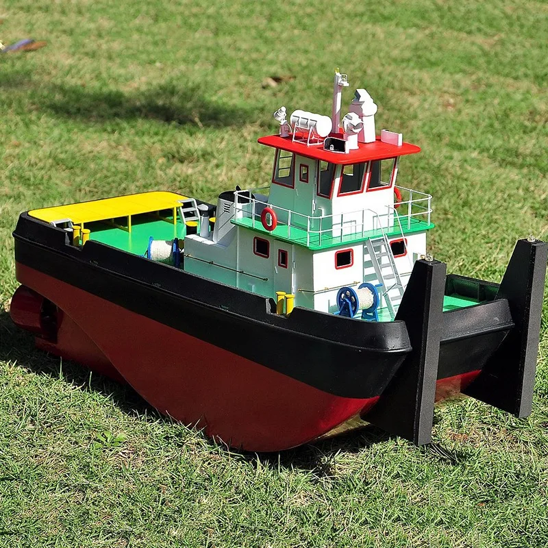 1/35 RC Ships 57cm Springer Push Type Remote Control TugBoat  Wooden Structure 3D Printed Detail Parts RC Schiffe Kit Ship Toy